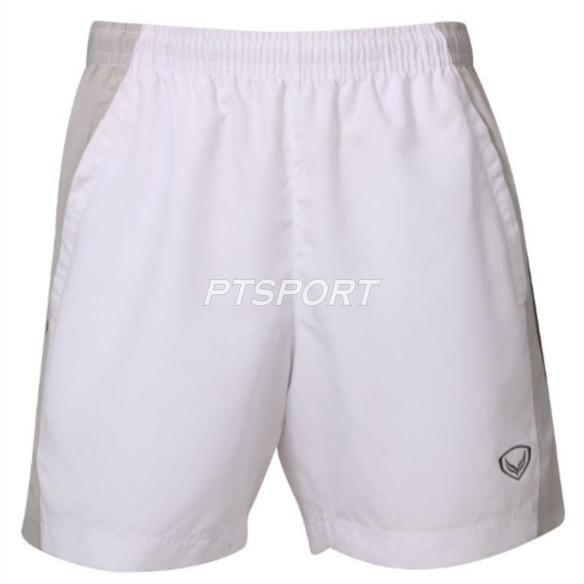 กางเกงกีฬา กางเกงผ้าร่มขาสั้น GRAND SPORT 002-188 สีขาว