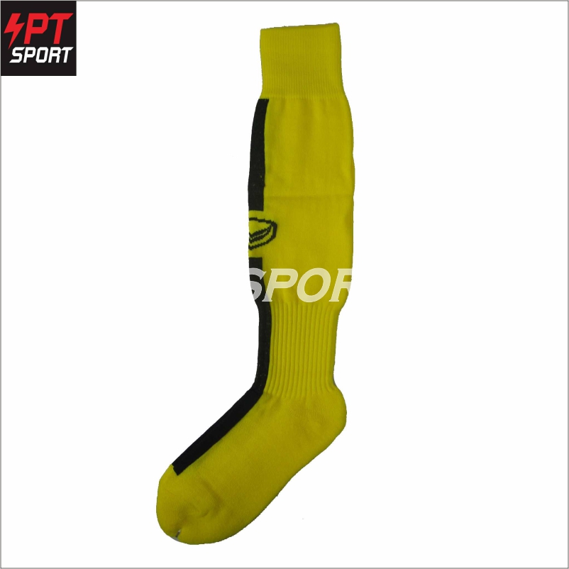 ถุงเท้าฟุตบอลทอลาย GRANDSPORT  25-100 สีเหลือง