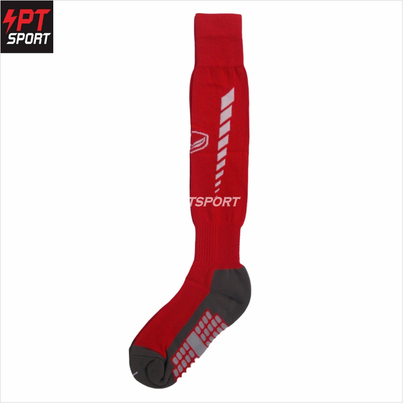 ถุงเท้ากีฬา ถุงเท้าฟุตบอล ยาวเหนือเข่า GRAND SPORT 025-129 สีแดง