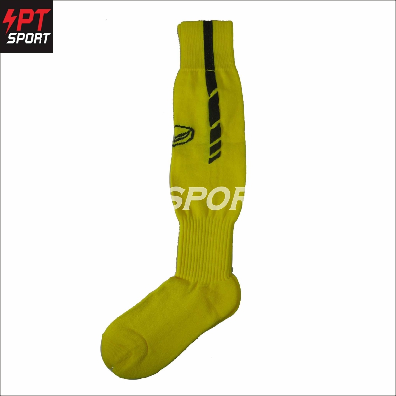 ถุงเท้าฟุตบอลทอลาย GRANDSPORT 25-098 สีเหลือง