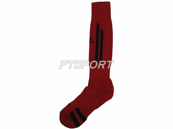 ถุงเท้ากีฬา ถุงเท้าฟุตบอล PAN PC-15B3 แดงดำ Freesize