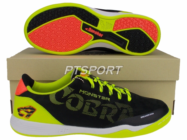 รองเท้ากีฬา รองเท้าฟุตซอล BREAKER BC-011 สีดำเหลือง