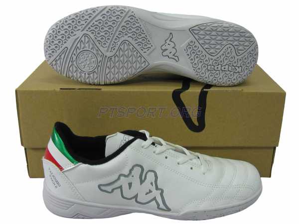 รองเท้ากีฬา รองเท้าฟุตซอล KAPPA GF-14F6 VALENZIO TOUCH II ID ขาว