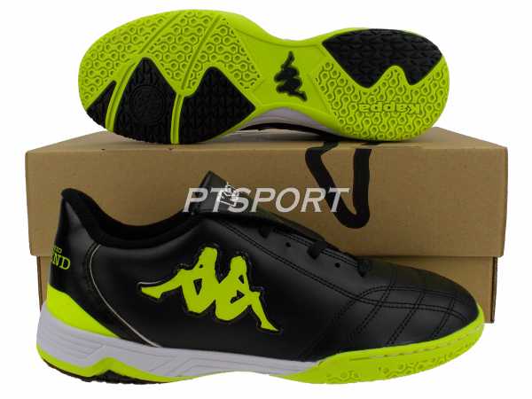 รองเท้ากีฬา รองเท้าฟุตซอล KAPPA GF-14G3 VALENZIO RGEND ID ดำเหลือง