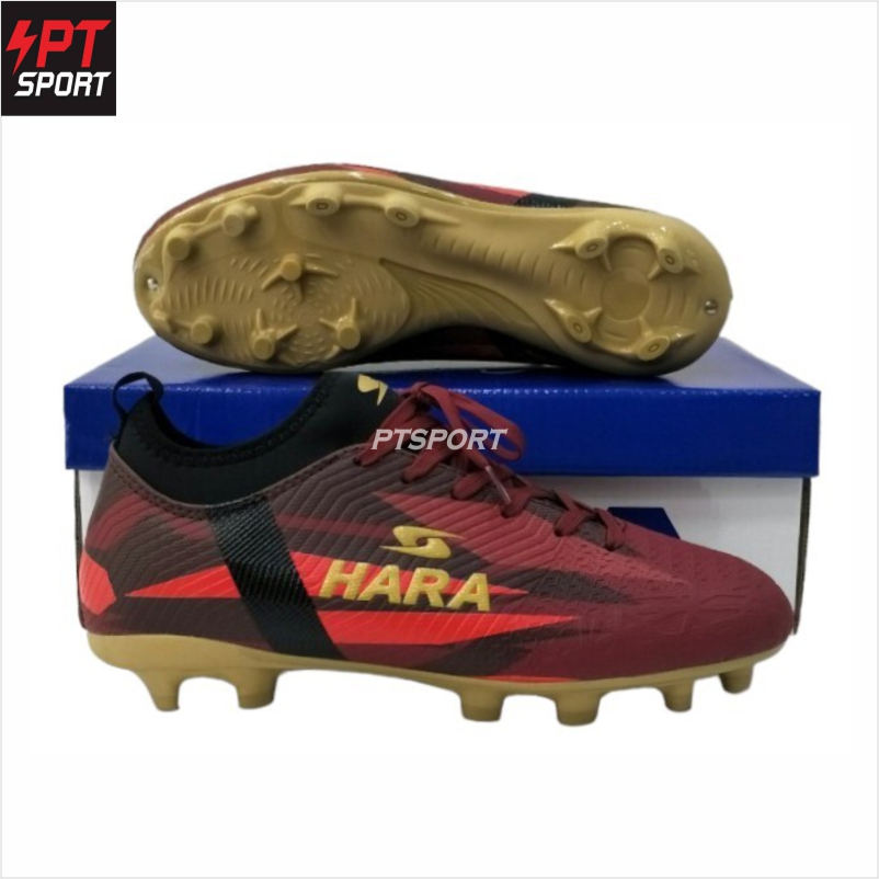 HARA Sports รองเท้าสตั๊ด รองเท้าฟุตบอล รุ่น F21 สีแดง