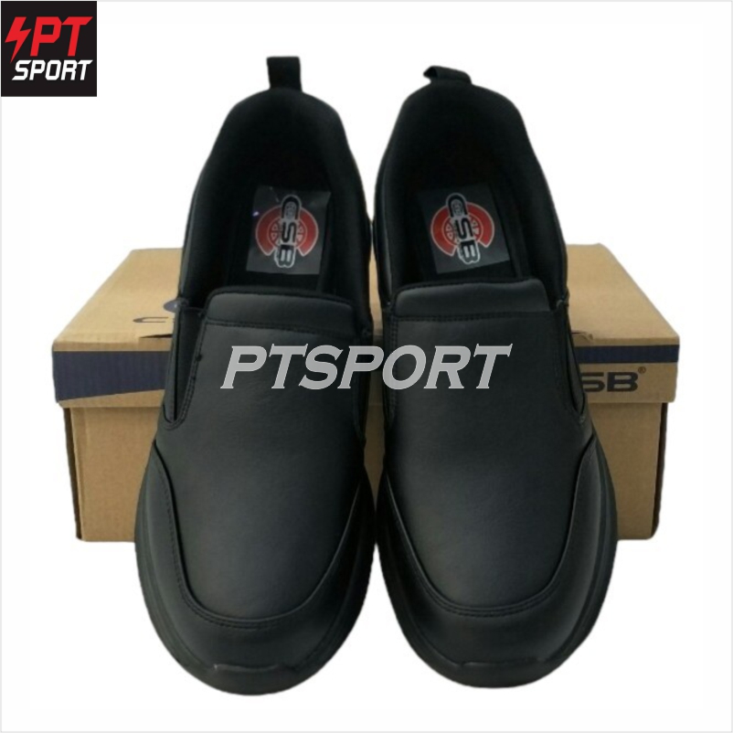 รองเท้าคัทชูชาย รองเท้าโลฟเฟอร์ CSB  รุ่น 90103 สีดำ