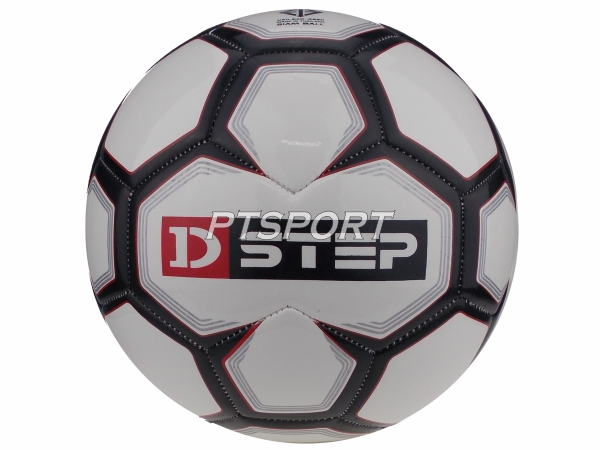 ลูกฟุตบอลหนังเย็บ TPU เบอร์5 D-STEP DB-12203 ขาวดำ