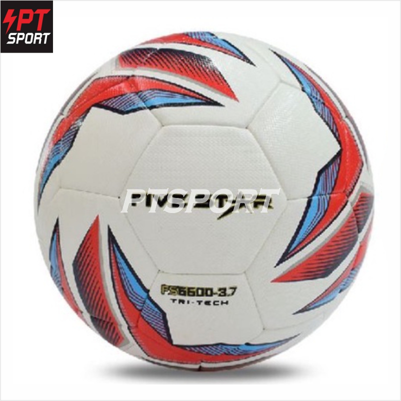 ฟุตบอลหนังเย็บ FIVE STAR รุ่น FT6600 ขาว/แดง