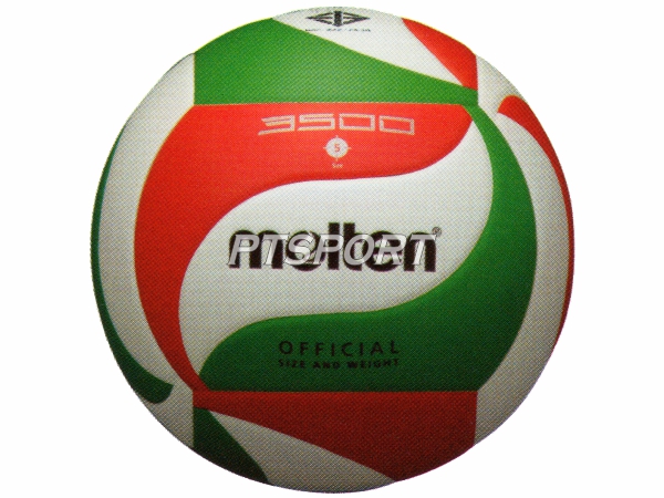 วอลเลย์บอลหนังพียู (PU) MOLTEN V5M3500 กันน้ำ