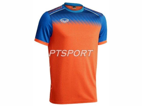 เสื้อกีฬา เสื้อกีฬาคอกลม GRAND SPORT 011-456 สีส้ม