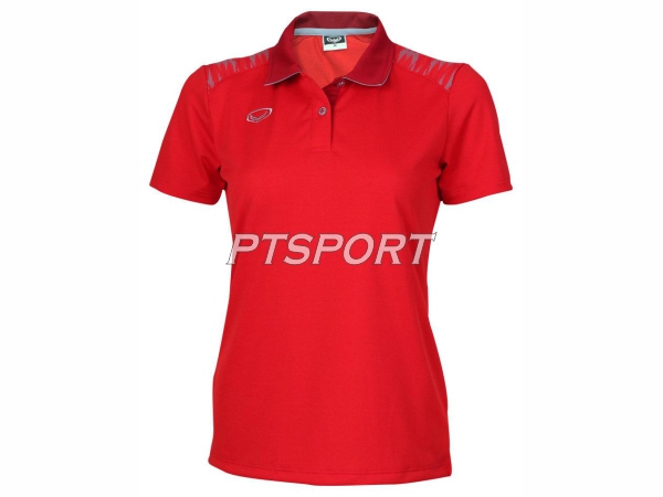 เสื้อกีฬา เสื้อโปโลผู้หญิง GRAND SPORT 012-776 สีแดง