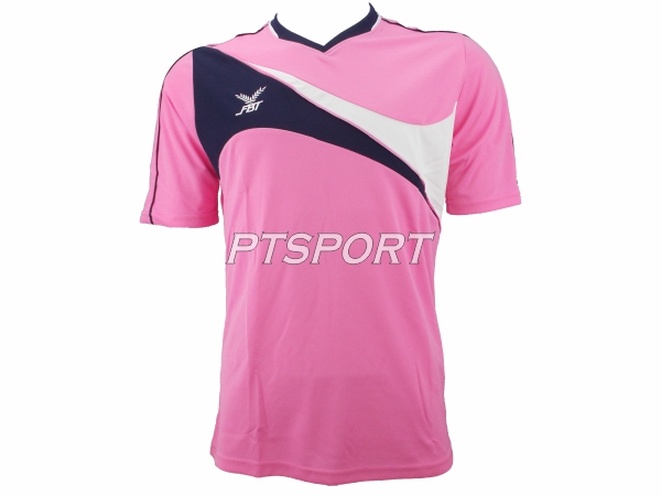 เสื้อกีฬา เสื้อฟุตบอล FBT 12-295 สีชมพู