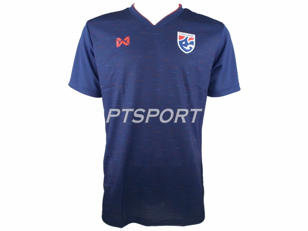 เสื้อกีฬา เสื้อเชียร์ฟุตบอล ทีมชาติไทย WARRIX WA-19FT53M กรม